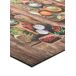 Alfombra de cocina diseños con especias RICCI - ATTICGO 52x100 Alfombra de cocina diseños con especias RICCI - ATTICGO 52x100 Multicolor