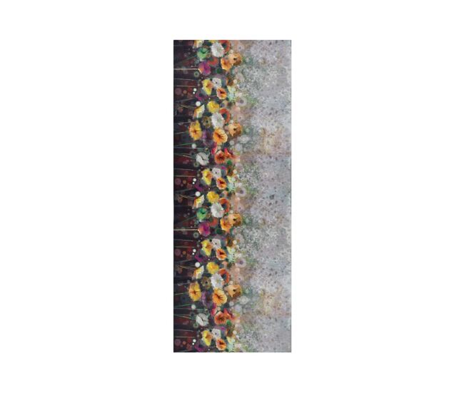 Alfombra de cocina motivos florales multicolor ricci, 52x100 cm - atticgo