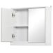 Armario de Baño con Espejo - Muebles De Baño 48 Armario de Baño con Espejo - Muebles De Baño 48 Blanco