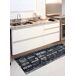 Alfombra de cocina diseño de menús RICCI - ATTICGO 52x100 Alfombra de cocina diseño de menús RICCI - ATTICGO 52x100 Negro