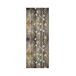Alfombra de cocina motivos florales SPRINTY - ATTICGO 52x200 Alfombra de cocina motivos florales SPRINTY - ATTICGO 52x200 Marrón