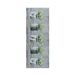 Alfombra de cocina motivos florales SPRINTY - ATTICGO 52x200 Alfombra de cocina motivos florales SPRINTY - ATTICGO 52x200 Gris