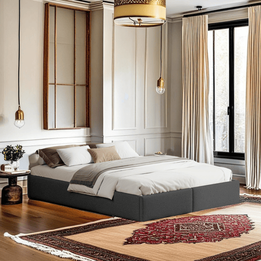 Cama 160x200cm, cama de casal, gavetas, cama funcional, cama jovem, cama com arrumação