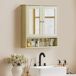 Armario de Baño con Espejo - Muebles De Baño 56 Armario de Baño con Espejo - Muebles De Baño 56 Marrón