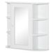 Armario de Baño con Espejo - Muebles De Baño 66 Armario de Baño con Espejo - Muebles De Baño 66 Blanco