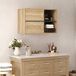 Armario de Baño de Pared Armario de Baño de Pared Natural