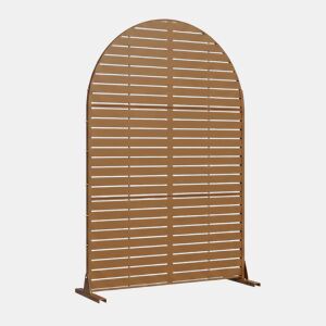 Divisória Nodepp forma de arco redondo aço 180 x 120 cm Castanho casa.pro