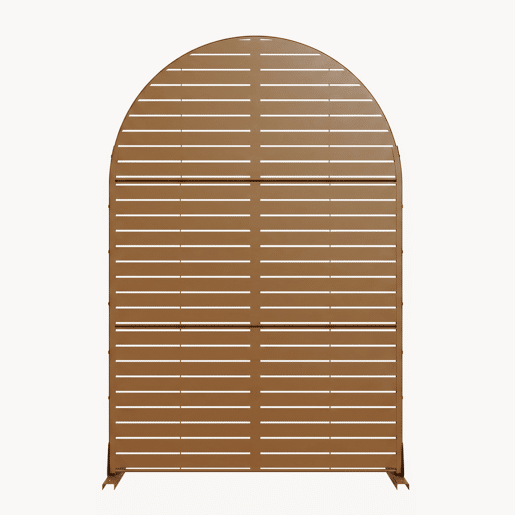 Divisória Nodepp forma de arco redondo aço 180 x 120 cm Castanho casa.pro Divisória Nodepp forma de arco redondo aço 180 x 120 cm Castanho casa.pro