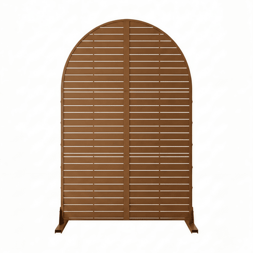 Divisória Nodepp forma de arco redondo aço 180 x 90 cm Castanho casa.pro Divisória Nodepp forma de arco redondo aço 180 x 90 cm Castanho casa.pro