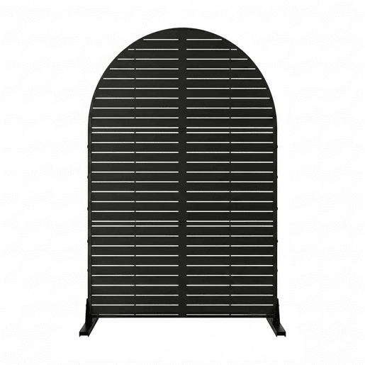 Divisória Nodepp forma de arco redondo aço 180 x 90 cm Preto casa.pro Divisória Nodepp forma de arco redondo aço 180 x 90 cm Preto casa.pro