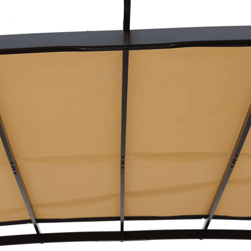 Cobertura de substituição para pérgula de 12 x 9 pés - impermeável, com proteção solar resistente aos raios UV para terraços e varandas - Bege