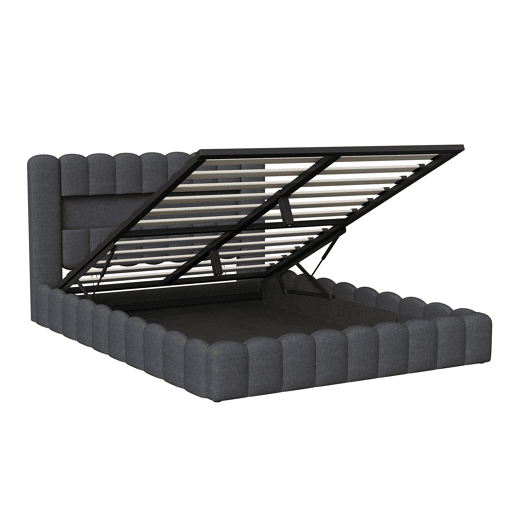 Cama estofada 160x200 cm, cama com estrado hidráulico, cama com estrado de ripas, candeeiro de leitura com porta de carregamento USB e iluminação LED, cama com baú, cama de casal, cama juvenil (cinza) Cama estofada 160x200 cm, cama com estrado hidráulico, cama com estrado de ripas, candeeiro de leitura com porta de carregamento USB e iluminação LED, cama com baú, cama de casal, cama juvenil (cinza)