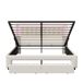 Cama, USB, LED, cama doble, cama funcional, cama con almacenaje 203x165 Cama, USB, LED, cama doble, cama funcional, cama con almacenaje 203x165 Beige