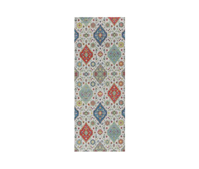 Alfombra de cocina diseños bohemios multicolor ricci, 52x200 cm - atticgo