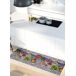 Alfombra de cocina motivos florales SPRINTY - ATTICGO 52x200 Alfombra de cocina motivos florales SPRINTY - ATTICGO 52x200 Gris