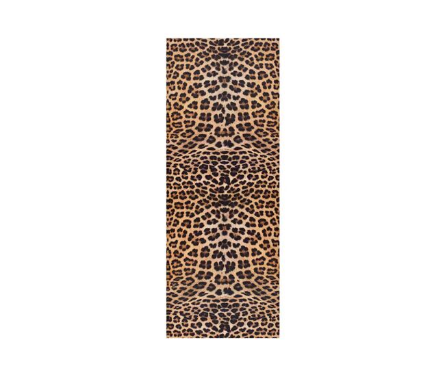 Alfombra de cocina estampado animal amarillo ricci, 52x100 cm - atticgo
