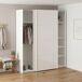 Armario 2 Puertas Colgador en Madera Nobilitada 182 Armario 2 Puertas Colgador en Madera Nobilitada 182 Blanco