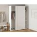 Armario 2 Puertas Colgador en Madera Nobilitada 182 Armario 2 Puertas Colgador en Madera Nobilitada 182 Blanco