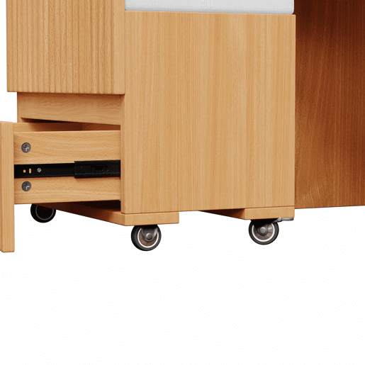 Penteadeira 79 x 120 x 40 cm - espelho LED dobrĂ¡vel, tomadas, USB e Type-C, 3 gavetas e banco com rodas - Natural Penteadeira 79 x 120 x 40 cm - espelho LED dobrĂ¡vel, tomadas, USB e Type-C, 3 gavetas e banco com rodas - Natural