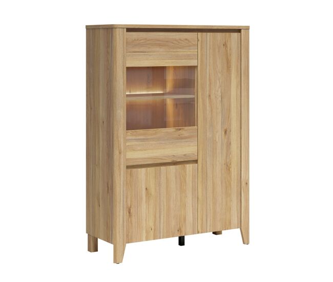Aparador 3 puertas LED incluido Samara Madera