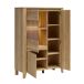 Aparador 3 puertas LED incluido Samara 107 Aparador 3 puertas LED incluido Samara 107 Madera