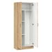 Armario Multiuso 2 Puertas 3 Estantes en Madera Laminada 70 Armario Multiuso 2 Puertas 3 Estantes en Madera Laminada 70 Marrón