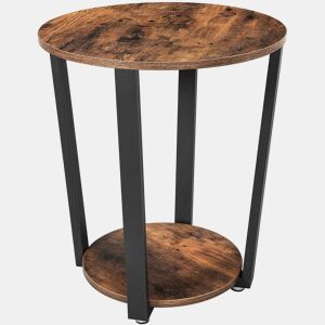 Mesa DE CAFÉ ø50 cm, castanhopreto, mesas de centro, em painel para móveis
