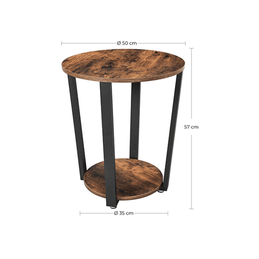 Mesa DE CAFÉ ø50 cm, castanhopreto, mesas de centro, em painel para móveis Mesa DE CAFÉ ø50 cm, castanhopreto, mesas de centro, em painel para móveis