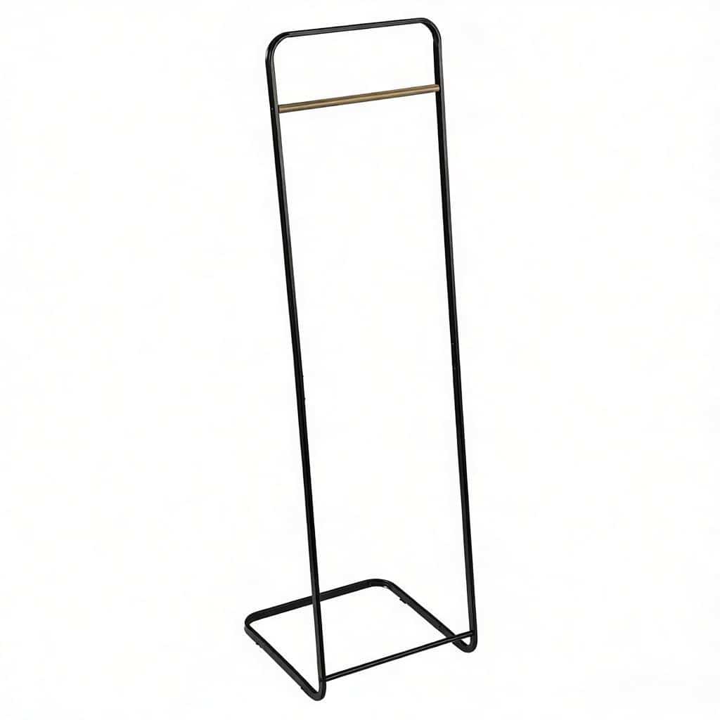 Perchero de pie 40x40x140 cm - diseño moderno multifuncional para dormitorio y salón - negro