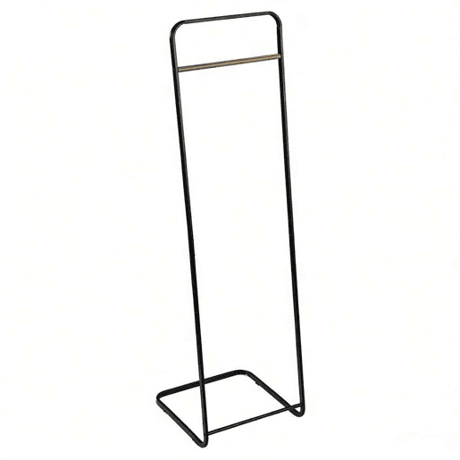 Cabideiro de pé 40x40x140 cm - Design moderno e multifuncional para o quarto e a sala - Preto