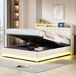 Cama de matrimonio de lino 166x213 Cama de matrimonio de lino 166x213 Beige