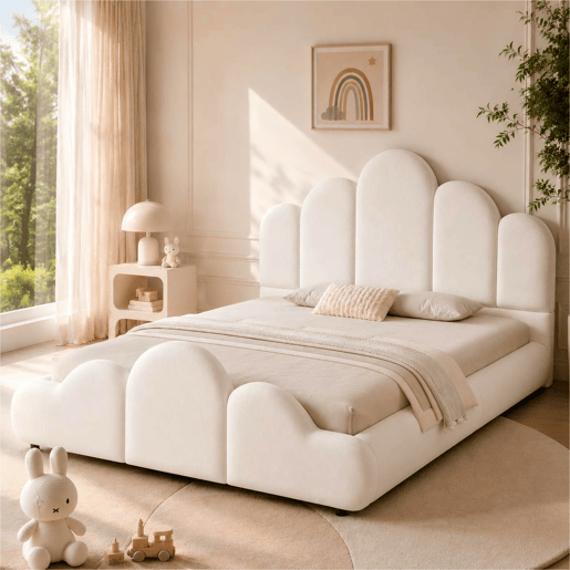 cama juvenil,cama de casal de veludo 140x200 cm,bege cama juvenil,cama de casal de veludo 140x200 cm,bege