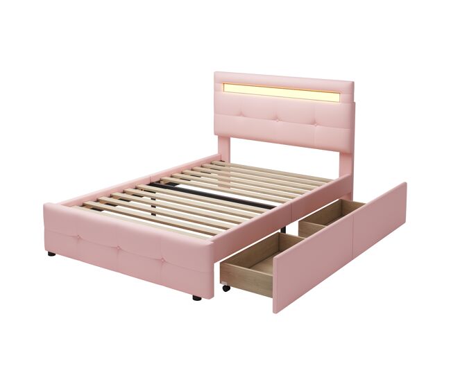 cama juvenil de tela 99x210