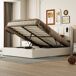 Cama, cama doble, luz de lectura, somier hidráulico. 205x169 Cama, cama doble, luz de lectura, somier hidráulico. 205x169 Beige