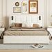 Cama, cama doble, luz de lectura, somier hidráulico. 205x169 Cama, cama doble, luz de lectura, somier hidráulico. 205x169 Beige