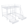 Beliche de metal 140x200(90x200) cm,branco