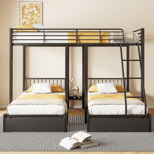 Beliche de metal 140x200(90x200) cm,preto Beliche de metal 140x200(90x200) cm,preto