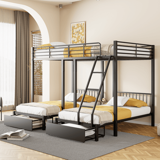 Beliche de metal 140x200(90x200) cm,preto Beliche de metal 140x200(90x200) cm,preto