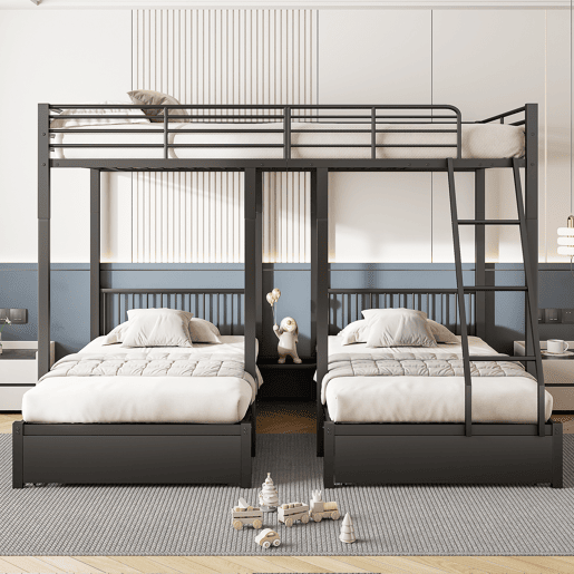 Beliche de metal 140x200(90x200) cm,preto Beliche de metal 140x200(90x200) cm,preto
