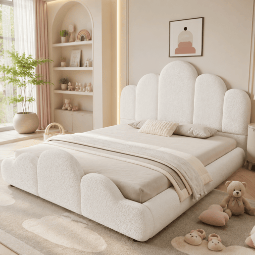 cama juvenil,cama de casal de tecido 140x200 cm,bege cama juvenil,cama de casal de tecido 140x200 cm,bege