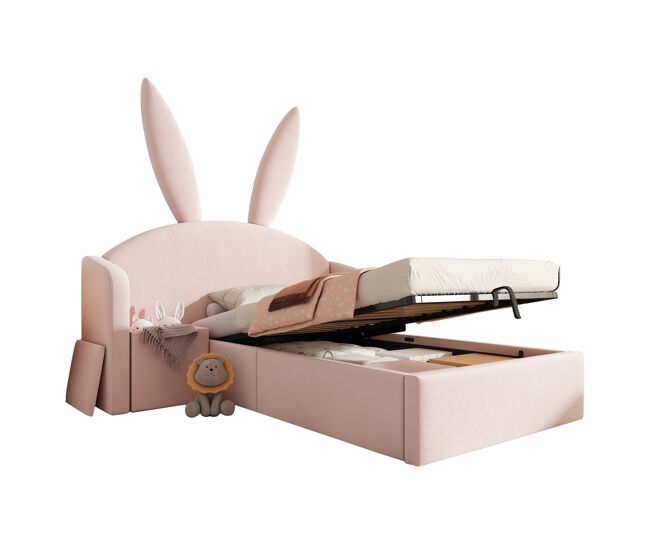 Cama infantil de terciopelo 149x206