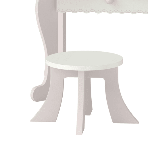 AIYAPLAY Penteadeira Infantil para Menina com Banco, Espelhos Giratórios, Gaveta e 6 Acessórios, Rosa, +3 Anos AIYAPLAY Penteadeira Infantil para Menina com Banco, Espelhos Giratórios, Gaveta e 6 Acessórios, Rosa, +3 Anos