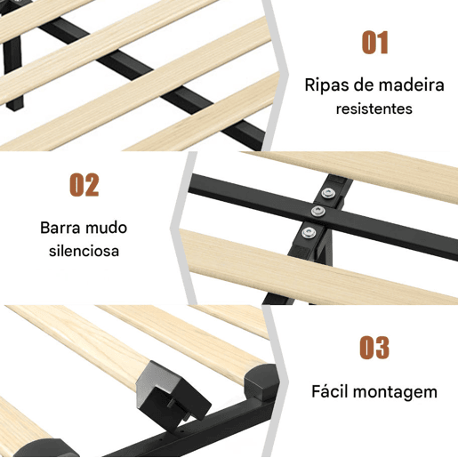 Cama de casal 140x200 cm, cabeceira com LED, cama estofada com 4 gavetas, cama com estrado de ripas e estrutura metálica, cama estofada com cabeceira regulável em altura, PU, u200Bu200Bu200Bu200Bcinza Cama de casal 140x200 cm, cabeceira com LED, cama estofada com 4 gavetas, cama com estrado de ripas e estrutura metálica, cama estofada com cabeceira regulável em altura, PU, u200Bu200Bu200Bu200Bcinza