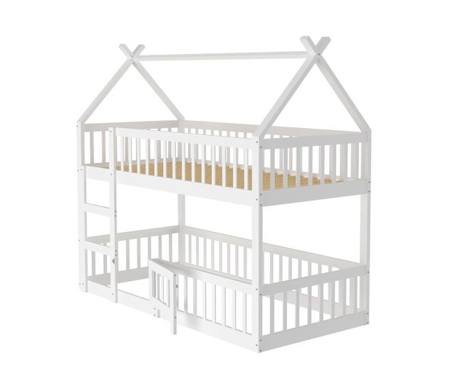 Litera infantil de madera maciza 205x95