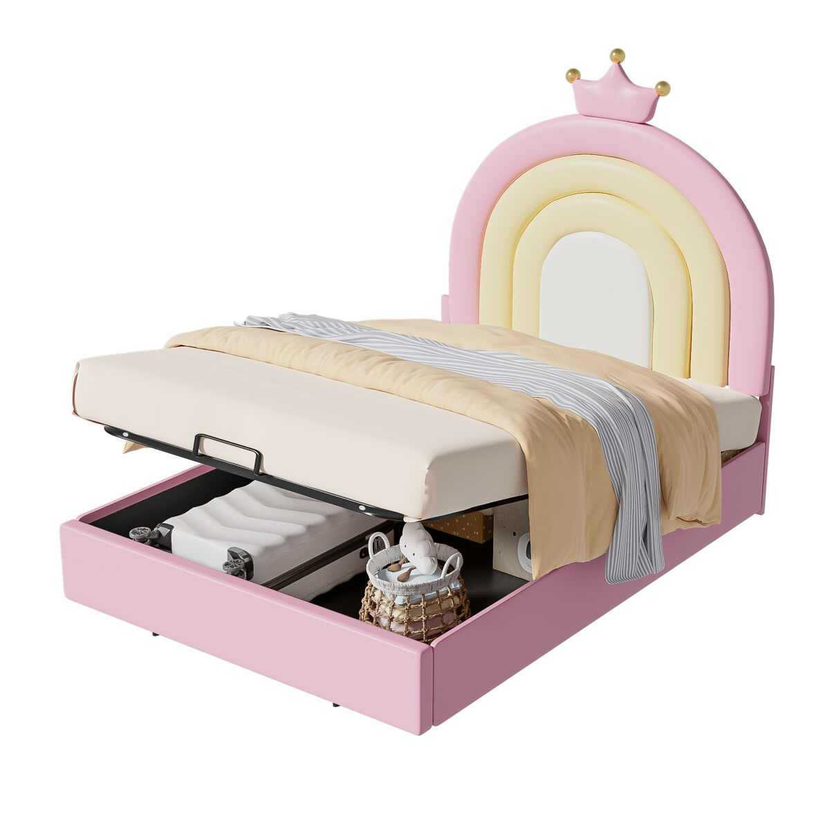 Cama infantil de pu