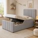 Cama infantil de lino 106x214 Cama infantil de lino 106x214 Gris