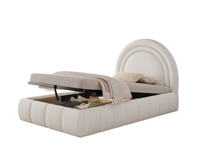 cama juvenil de terciopelo 104x216