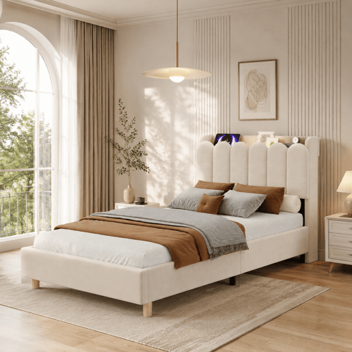 cama juvenil,cama de solteiro de veludo 90x200 cm,bege cama juvenil,cama de solteiro de veludo 90x200 cm,bege