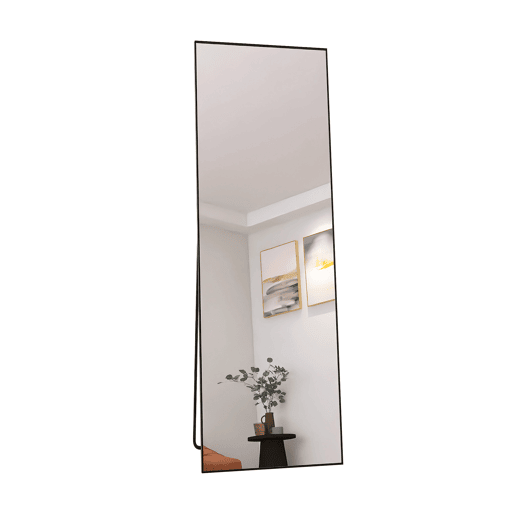 Espelho de corpo inteiro de 162 x 53 cm, espelho 3 em 1 (de chão e de parede), espelho de vestir, espelho para quarto, sala de estar e hall de entrada