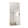 Espelho de corpo inteiro 180 x 80 cm, espelho 3 em 1 (de chão e de parede), espelho de vestir, espelho para quarto, sala de estar e hall de entrada